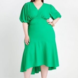 Elegant Green Women's Dress